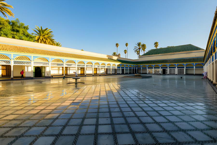 El Bahia Palace in Marrakech old town