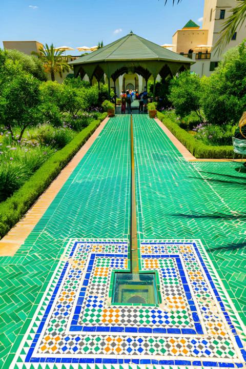 Secret Garden, old Medina of Marrakech,Morocco